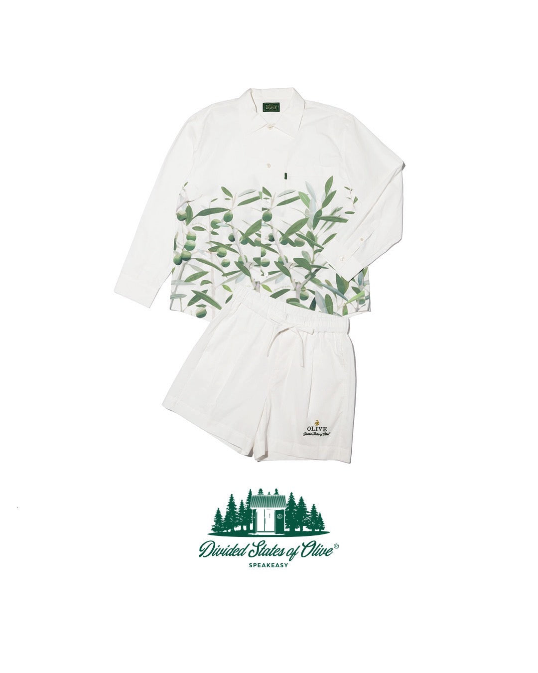「SLEAT」×「DIVIDED STATES OF OLIVE®︎」オリジナルオーガニックコットンパジャマ