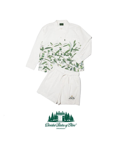「SLEAT」×「DIVIDED STATES OF OLIVE®︎」オリジナルオーガニックコットンパジャマ